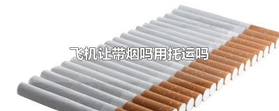 ​飞机让带烟吗用托运吗