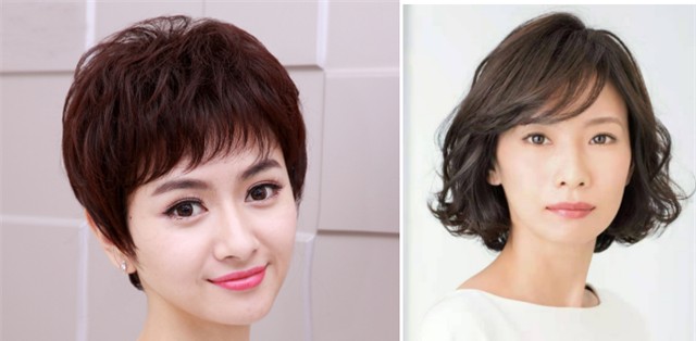 齐刘海梨花头的照片（洋气减龄最重要4个烫发法则加分）