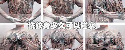 ​洗纹身多久可以碰水