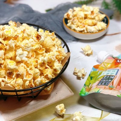 爆米花空气炸锅做法（自制爆米花️的详细流程）