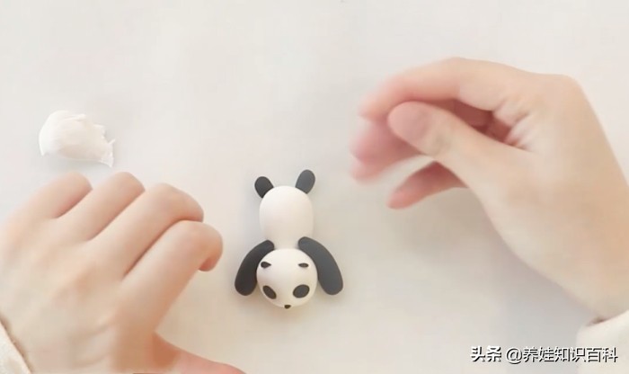 橡皮泥手工制作小动物(橡皮泥小熊猫手工制作)