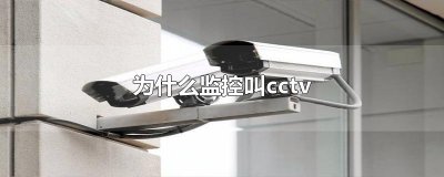 ​为什么监控叫cctv