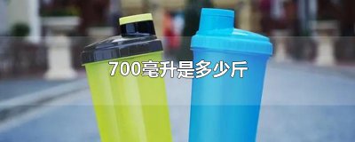 ​700毫升是多少斤