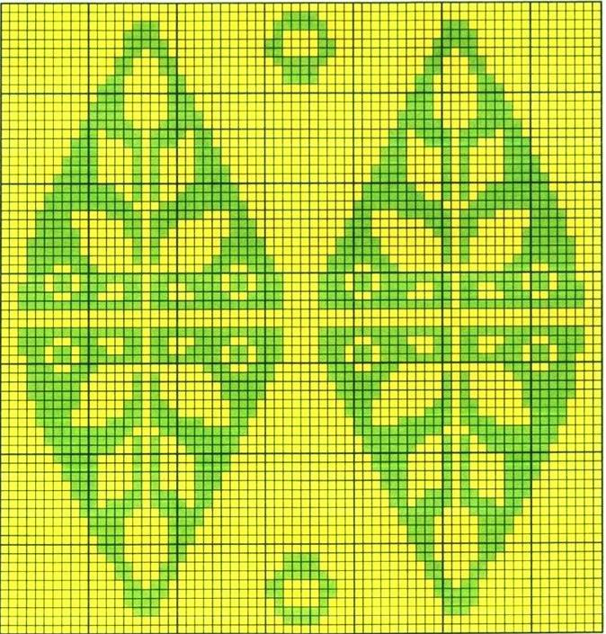 宝宝毛衣花样编织图案大全（35款儿童毛衣花卉花样图案）