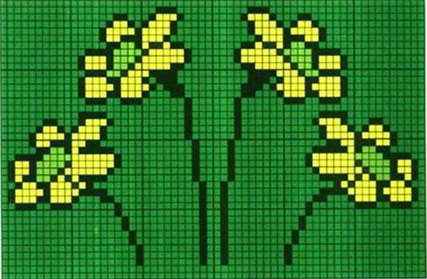 宝宝毛衣花样编织图案大全（35款儿童毛衣花卉花样图案）