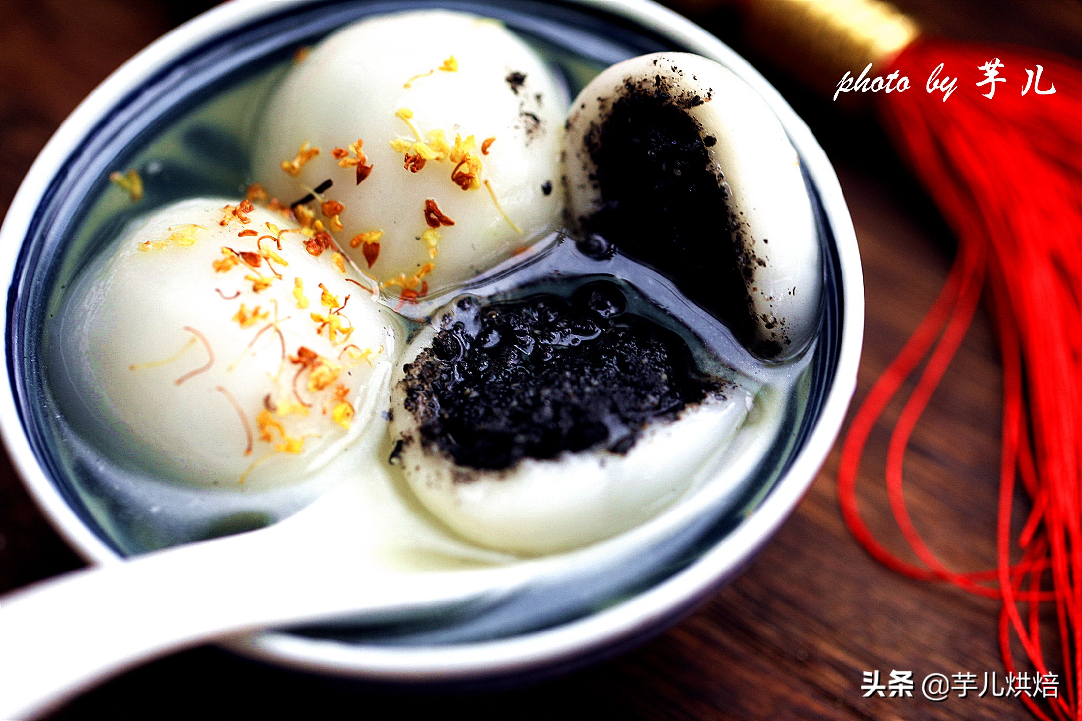 芝麻汤圆的做法（自制黑芝麻汤圆流心馅料甜而不腻）