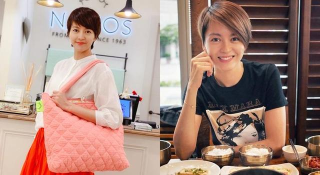 梁咏琪短发图片(冻龄有方梁咏琪晒20年旧照)(2)