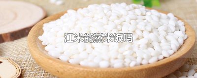 ​江米能蒸米饭吗
