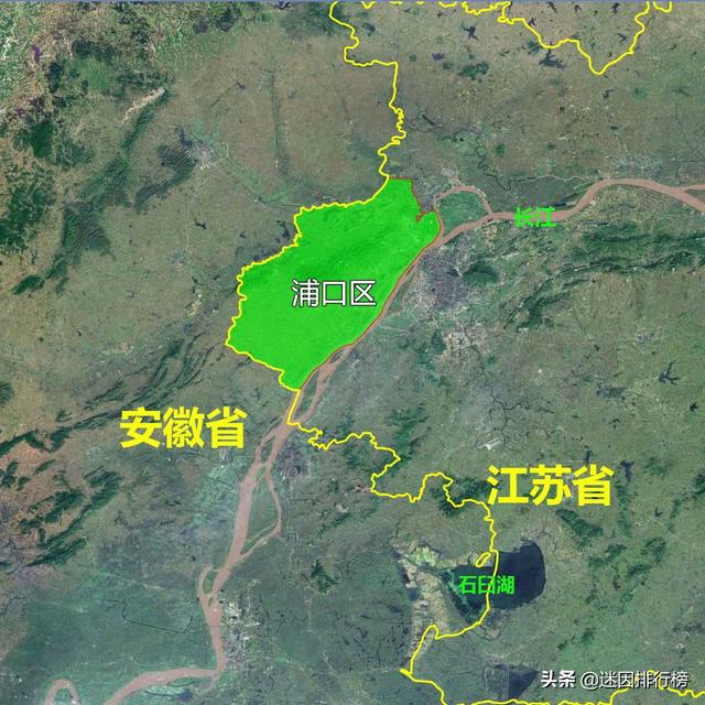 南京市地图区域划分高清（快速了解江苏省南京各市辖区）(10)