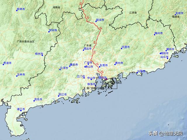 广东与周边省份的高速公路图（高清地图详解广东省高速公路）(1)