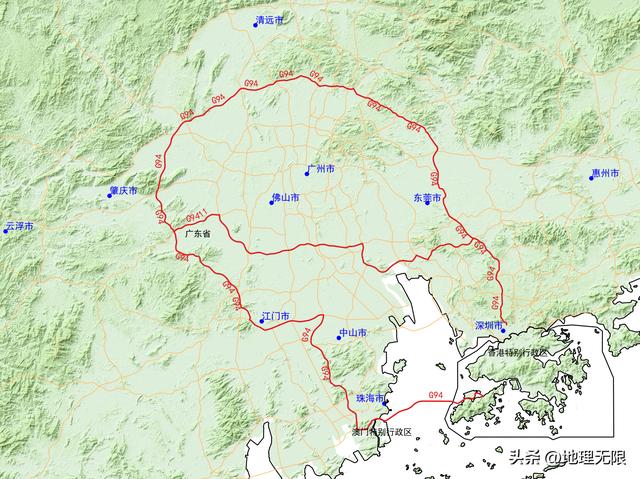 广东与周边省份的高速公路图（高清地图详解广东省高速公路）(7)