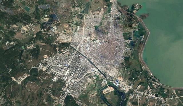 海丰市区最新规划图(卫星上看广东汕尾海丰县)(8)