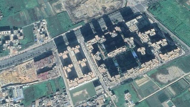 海丰市区最新规划图（卫星上看广东汕尾海丰县）(6)
