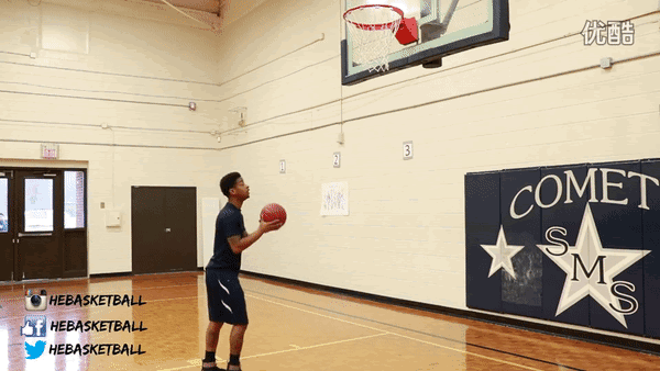 简单上篮的正确手型和姿势高清：详解左手上篮动作要点(2)