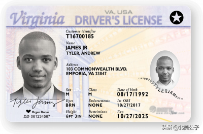 ​美国驾照图片全集（美国各个州驾驶证样本图片大全）