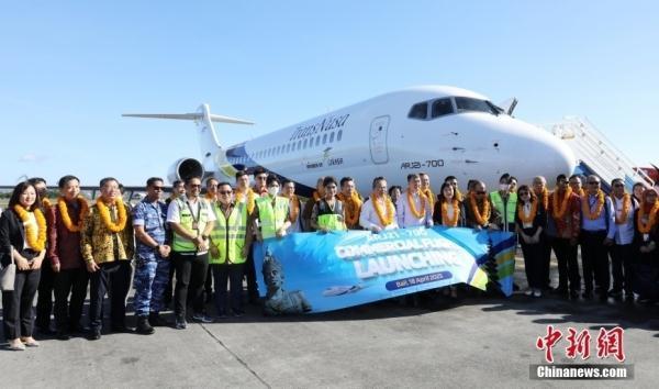 国产客机arj21现状（国产喷气式客机ARJ21在印尼投入运营）(2)