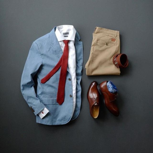 经典男士西装穿搭（职场男士休闲西装搭配look）(27)