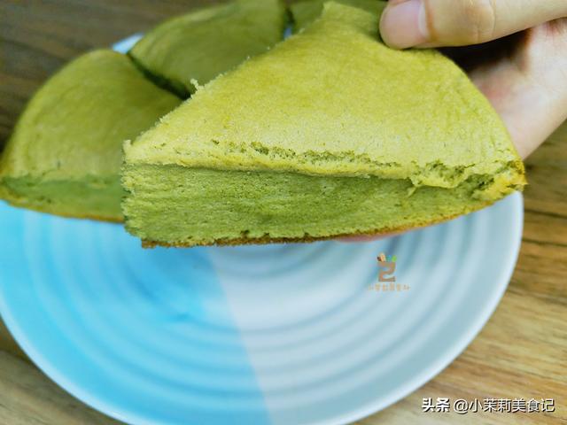 抹茶戚风蛋糕的正确做法（最详细最简单做法）(13)