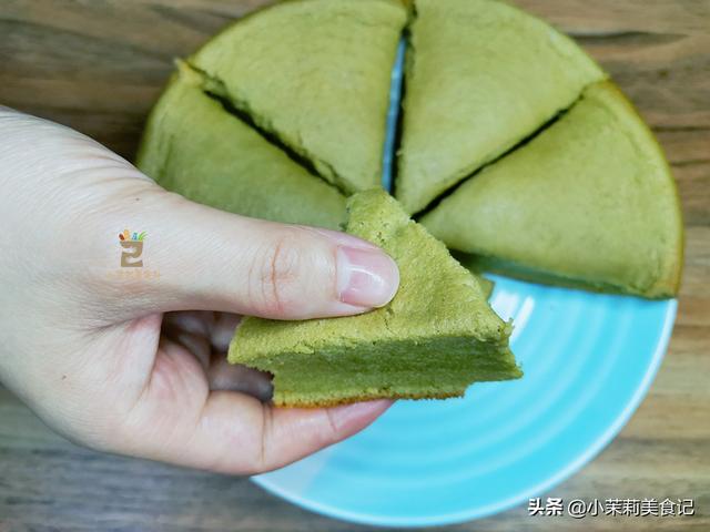 抹茶戚风蛋糕的正确做法（最详细最简单做法）(2)