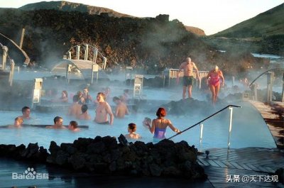 ​冰岛的地理位置以及邻国（北大西洋中的一个岛国）