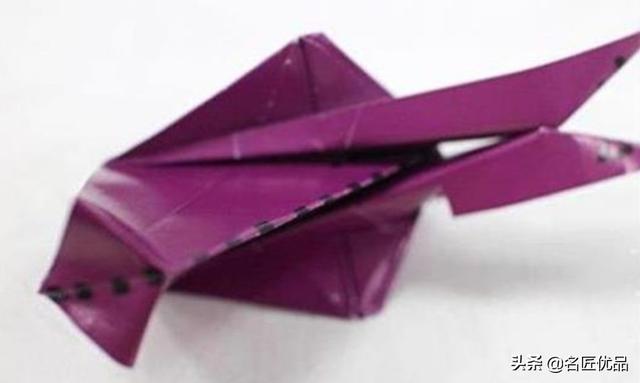 蜻蜓折纸方法大全（简单的手工折纸小动物）(87)