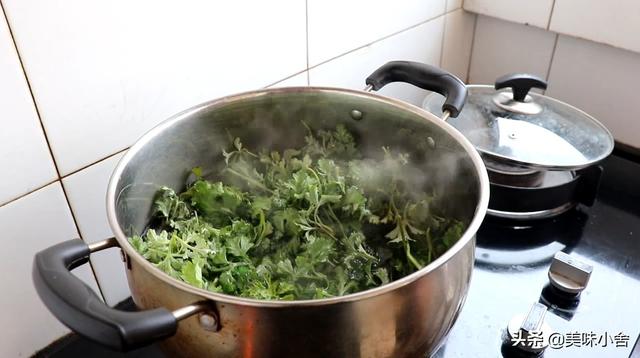 懒人版艾草青团简单做法（教你用艾草做青团）(3)