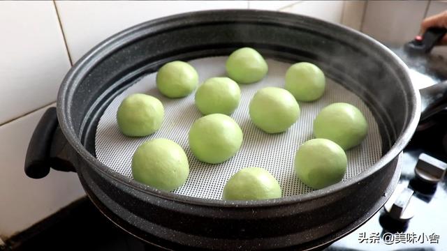 懒人版艾草青团简单做法（教你用艾草做青团）(13)