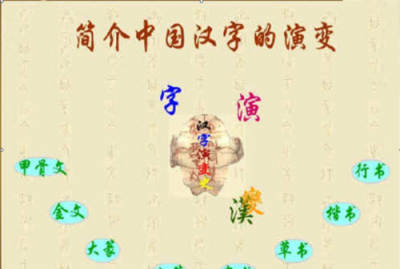 ​中国汉字的演变,汉字的演变过程是什么?