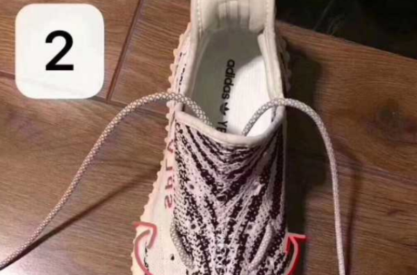 椰子鞋带系法视频,如何学会椰子350鞋带系法?-芝士回答图5