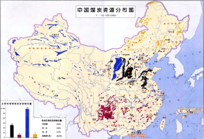 我国煤主要分布地区