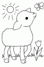 羊简笔画,羊的简笔画怎么画最简单图4