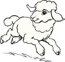 羊简笔画,羊的简笔画怎么画最简单图1