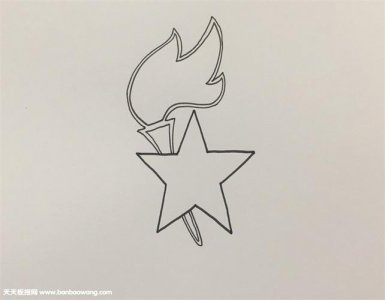 ​创意队旗简笔画（简笔队旗设计图案大全）