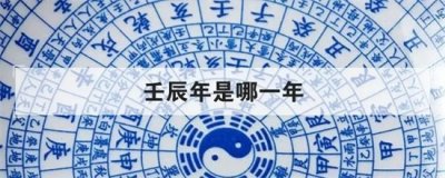 ​壬辰年是哪一年属什么