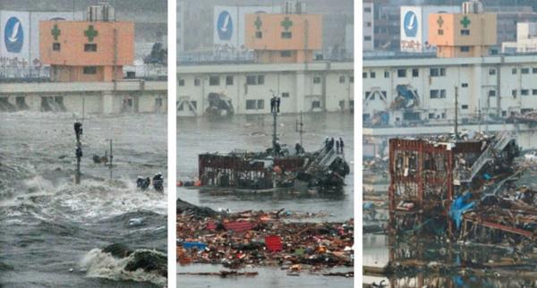 311日本地震全过程（日本311大地震十周年海啸后的重建）(2)