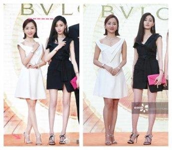 ​张天爱身高对比(张天爱气场碾压了170+的奚梦瑶和关晓彤？)