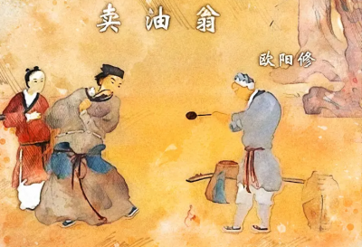 ​卖油翁(《卖油翁》最后一句是点睛之笔，为何被教科书删掉？其中有何深意)