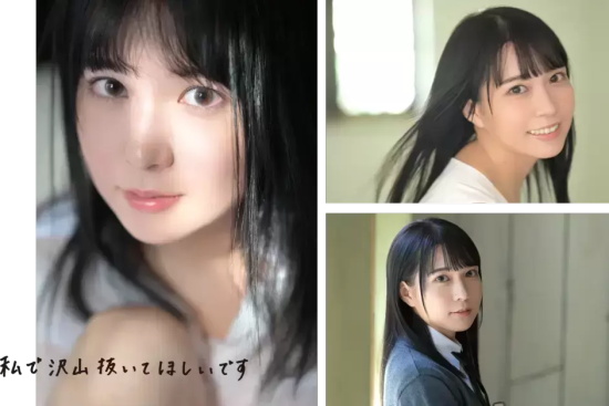 学院风的円井萌华美图分享，业界最诱惑制服演出！