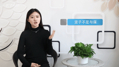 ​竖子不足与之谋是什么意思 竖子不足与谋的竖子什么意思