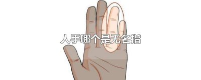​无名指是哪个手指图片 无名指是哪个手指头