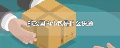 ​什么是邮政小包 邮政国内小包属于什么快递类型