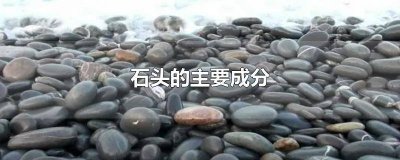 ​石头的主要成分是不是二氧化硅 石头的主要成分化学