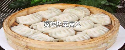 ​蒸饺水饺哪个热量高 蒸饺和水饺哪个热量高