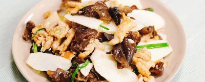 ​木耳能和什么一起炒