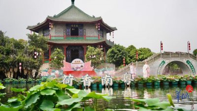 ​广州宝墨园第四届荷风莲韵旅游文化节今日开幕