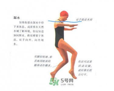 ​游泳怎么踩水？游泳踩水技巧图解