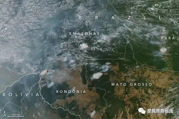 亚马逊雨林大火连烧三周 城市白天宛如黑夜！巴西总统：正常操作