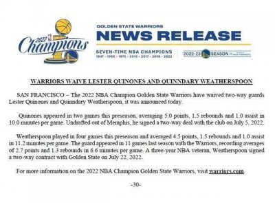 ​勇士76人国王裁6人！又一湖人旧将无球可打，甜瓜霍华德何去何从