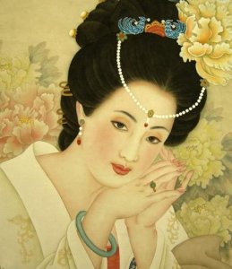 ​杨贵妃到底有多美？画像图容貌复原后，和1位女星长的很像