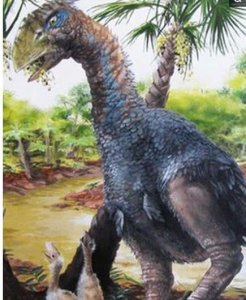 ​远古时代这种吃马的巨鸟，是一种令人恐怖的大型不飞鸟！